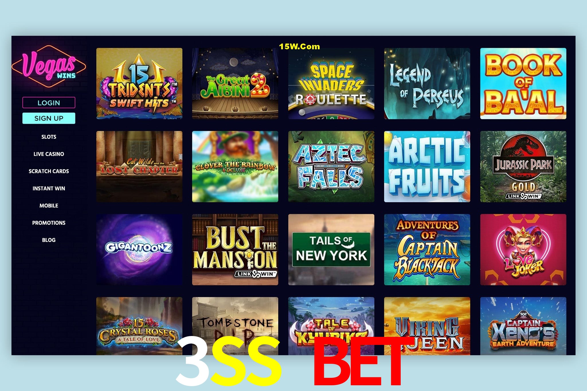 Welcome Bonus 3SS Bet